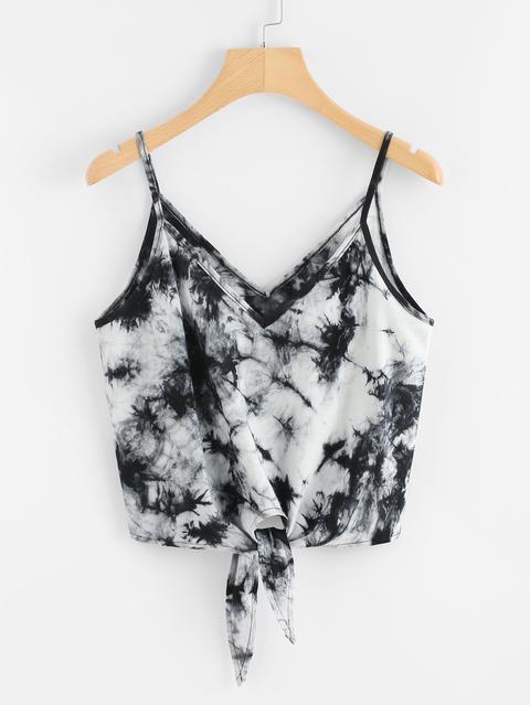 Top Cami Annodato Tie Dye