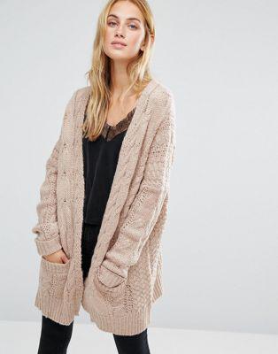 Fashion Union - Cardigan Oversize A Trecce Grosse