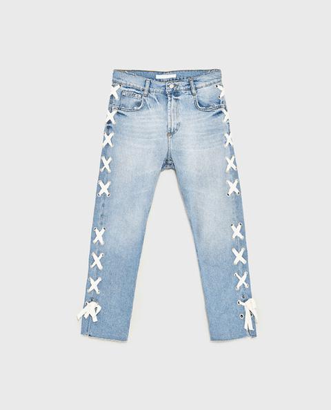 Jeans Dritti Anelli