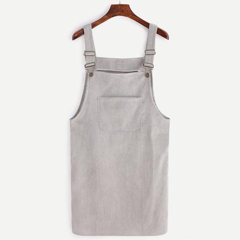 Pichi De Pana Con Bolsillo - Gris