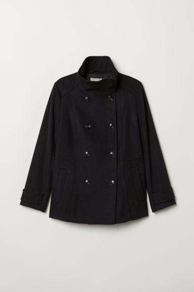 H & M - H & M+ Chaqueta Doble Botonadura - Negro