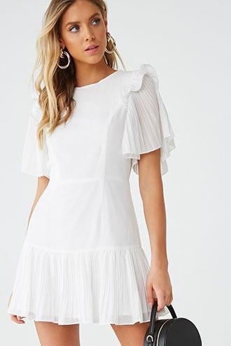 forever 21 pleated dress