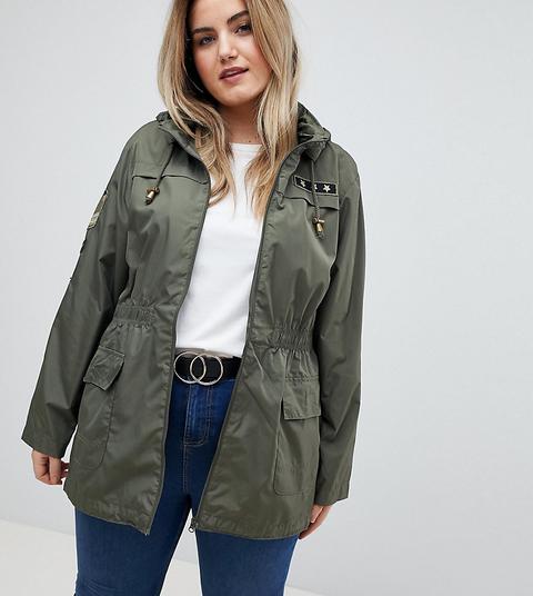 Koko - Giacca Leggera Stile Militare - Verde