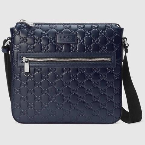 Borsa A Tracolla In Pelle Gucci Signature