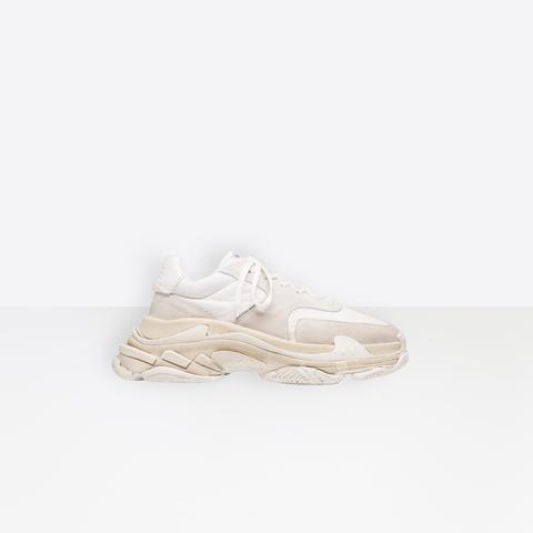 Sneaker Triple S Bianco Da Uomo