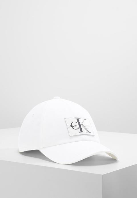 Calvin Klein Jeans Issue Patch Baseball Cappellino White