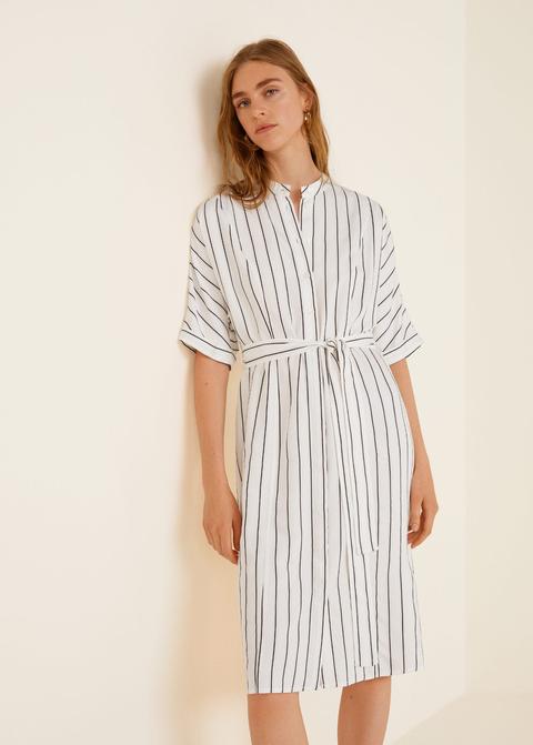 Vestido Camisero Rayas