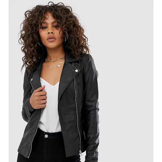medium tall leather jacket