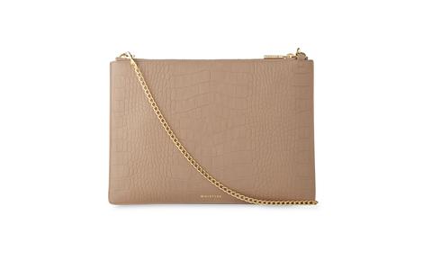 Matte Croc Rivington Clutch