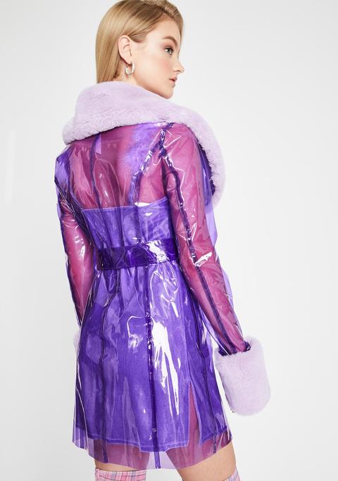 Primadonna Girl Clear Trench Coat