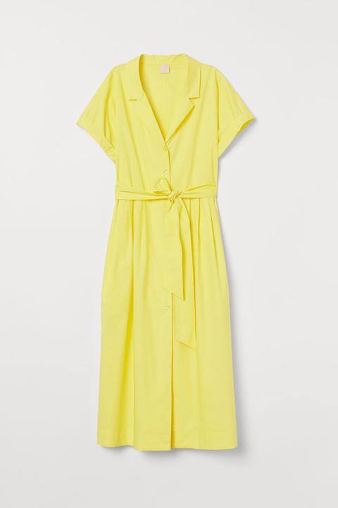 Vestido Camisero - Amarillo