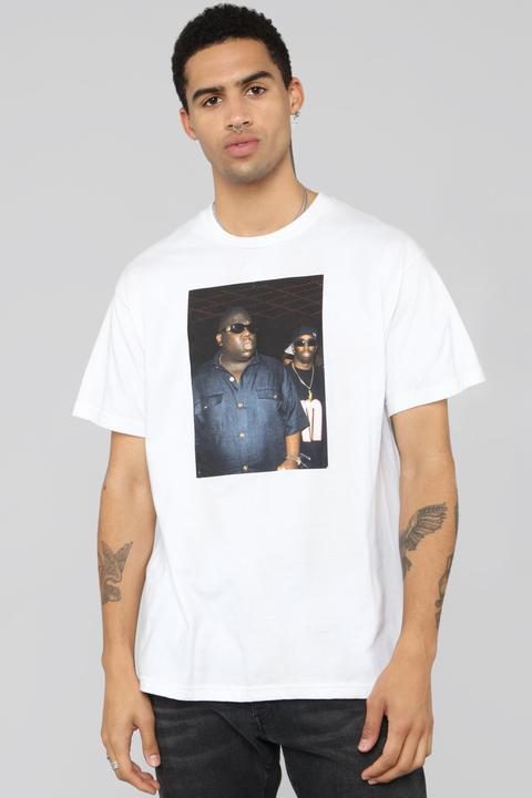 Biggie And Puff Short Sleeve Tee - White/combo