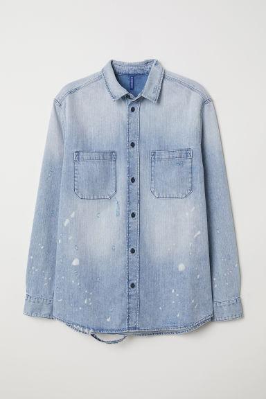 H & M - Camisa Vaquera - Azul