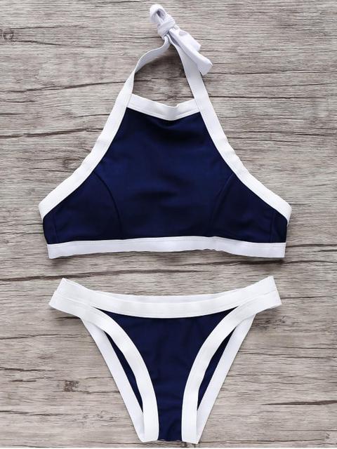 Halter High Neck Bikini Set