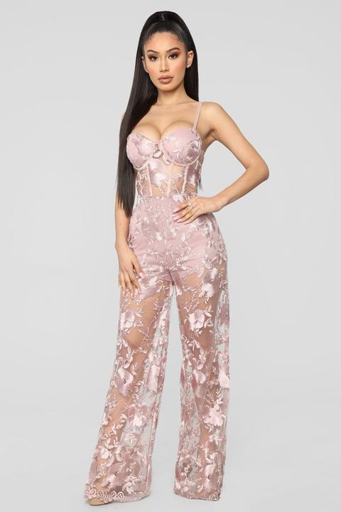 jumpsuit mauve