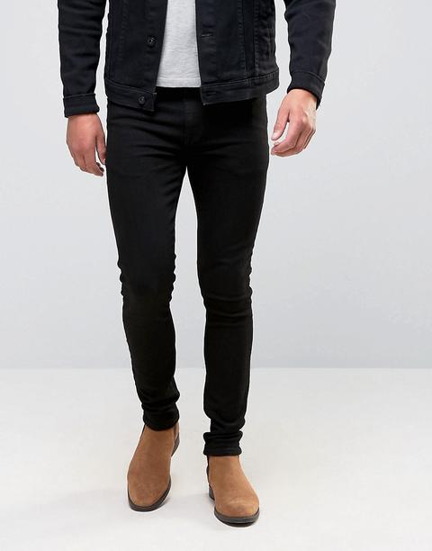 Asos Design - Jeans Super Skinny Neri - Nero