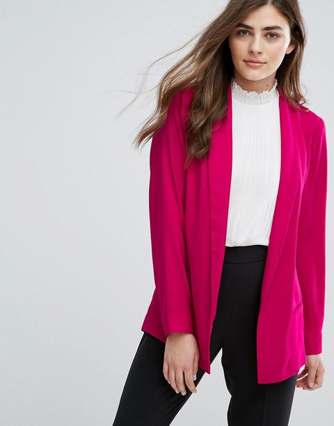 New Look - Blazer Sartoriale Morbido - Rosa