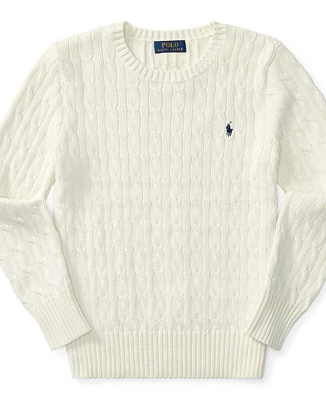 Cable-knit Cotton Sweater