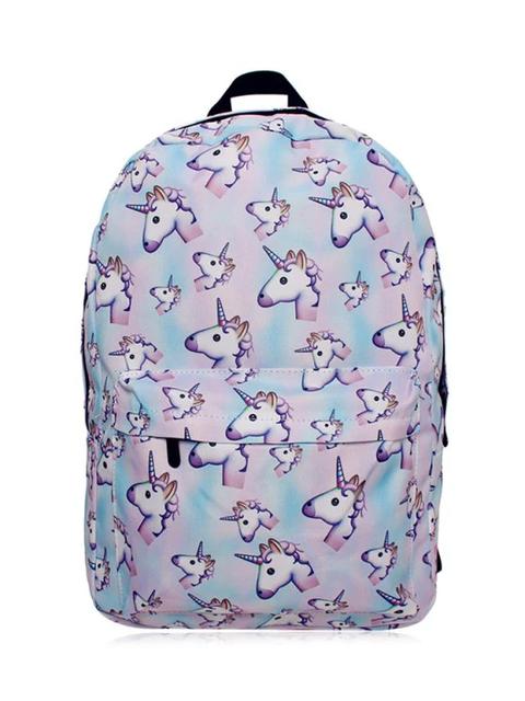 Unicorn Print Backpack