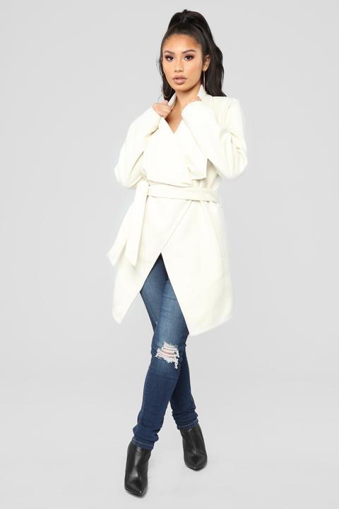 Manhattan Coat - Ivory