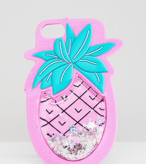 Funda Para Iphone 6/7/8/s Con Diseño De Piña En Material Blando De Skinnydip