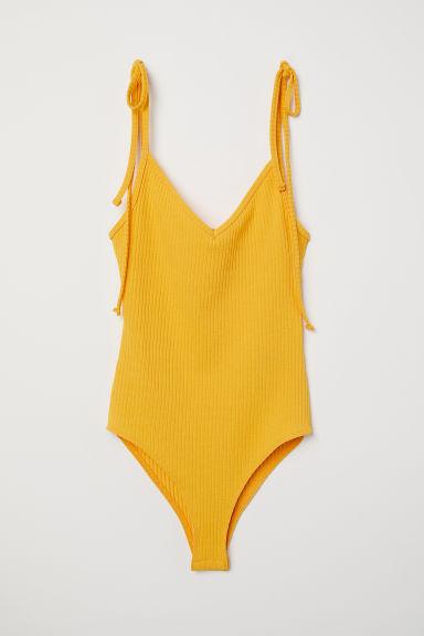 H & M - Body A Costine - Giallo