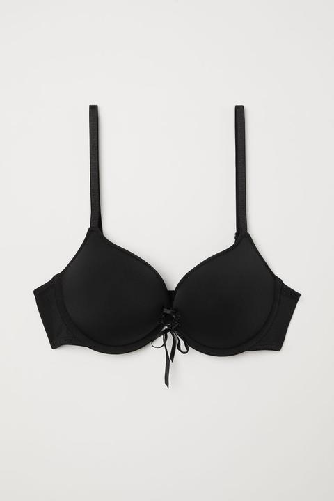 H & M - Super Push-up In Microfibra - Nero