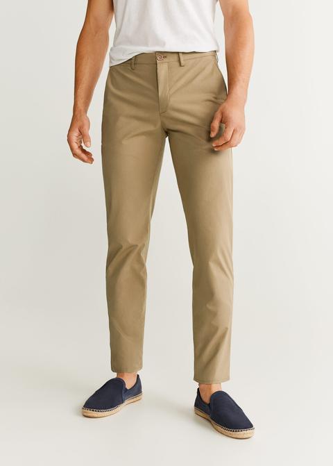 Pantalón Chino Regular Fit Algodón