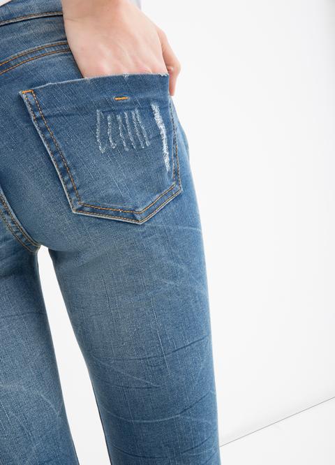 Jeans Slim Fit Stretch Delavé