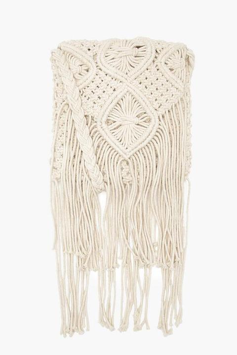 Eleanor Crochet Tassel Cross Body