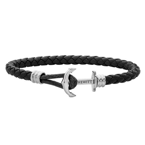 Pulsera Con Ancla Phrep Lite Acero Inoxidable Negro