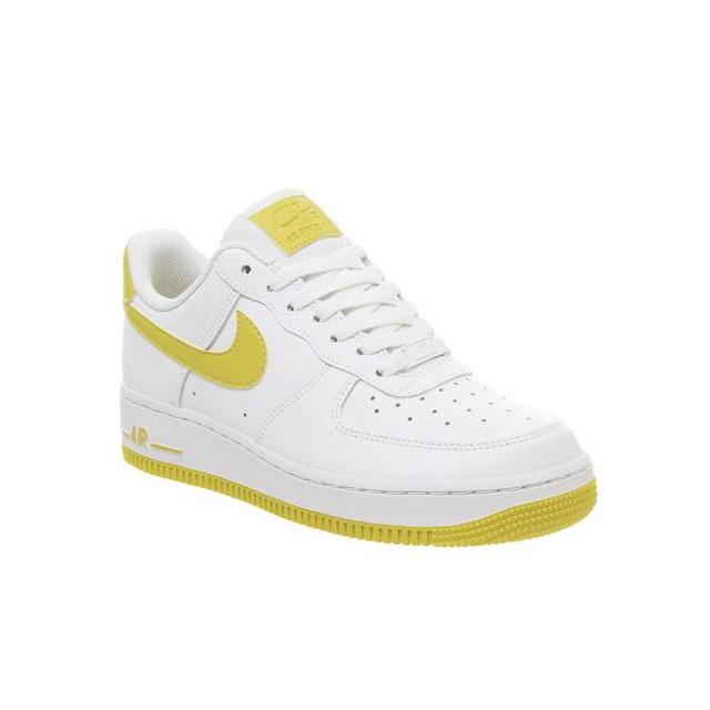 Nike Air Force 1 07 White Bright Citron 