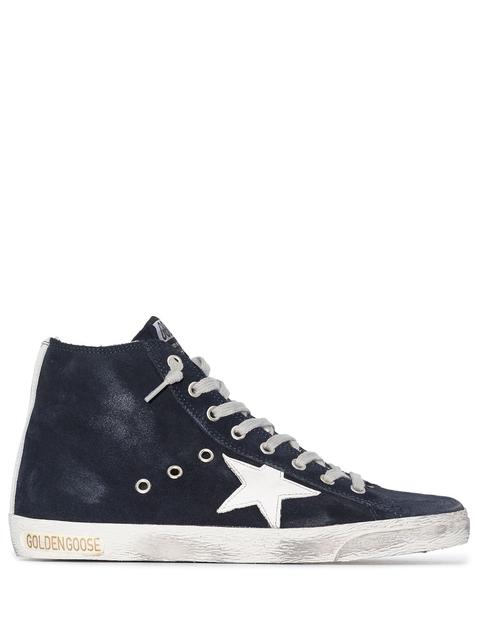 Golden Goose Zapatillas Altas Francy - Azul