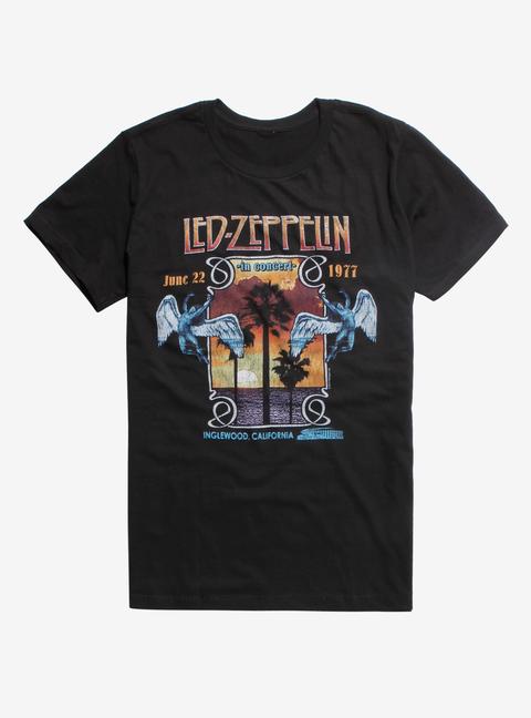 led zeppelin concert tee