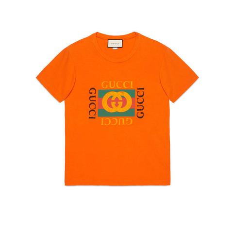 Camiseta Con Estampado De Logo Gucci