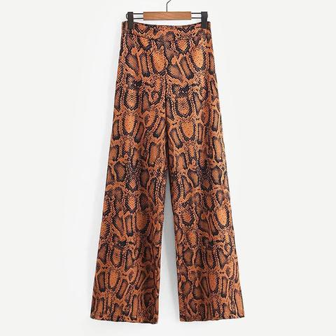 Pantalones Animal Print from SheIn on 21 Buttons