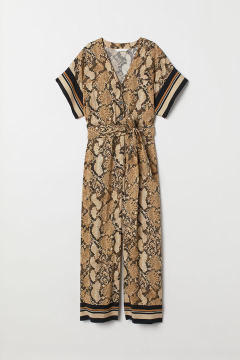 h and m floral jumpsuit