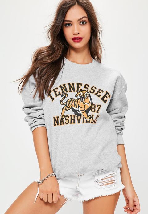 Tennessee Nashville Sweatshirt Grey, Grey