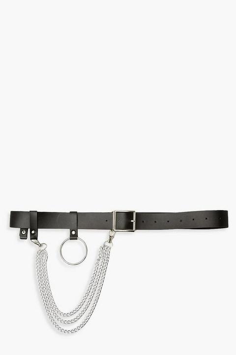 Detachable Chain & Ring Boyfriend Belt