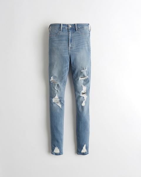 ultra high rise jean leggings hollister