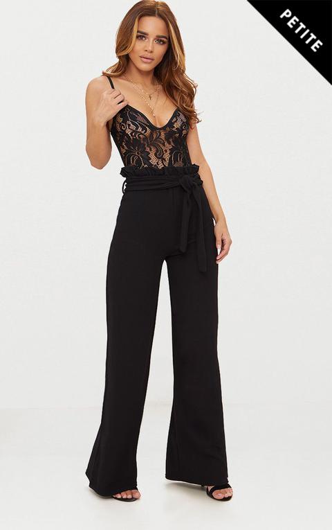 wide leg paperbag trousers