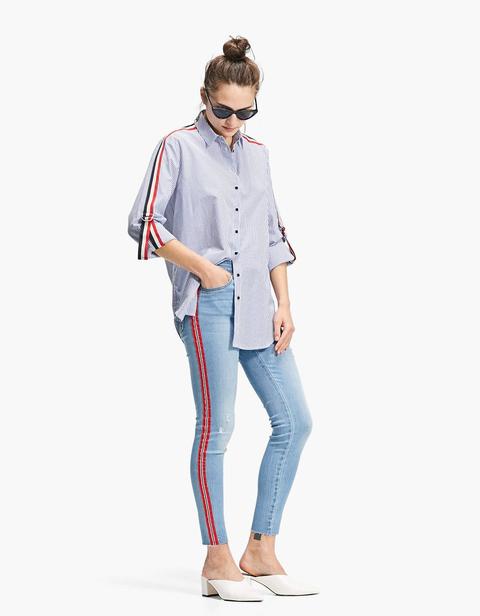 High Waist Lateral Stripe