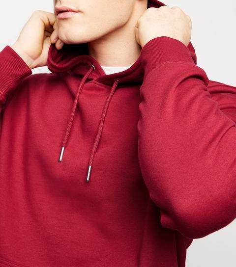 new look red hoodie