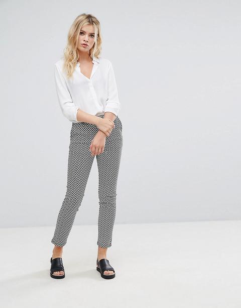 Pepe Jeans - Sarat - Pantaloni A Zig-zag - Grigio