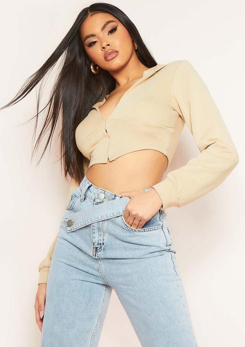 Arabella Stone Hook And Eye Corset Hoodie Crop Top