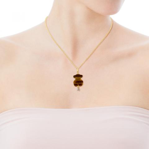 Colgante New Tibet De Plata Vermeil Con Gemas