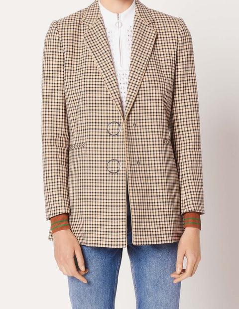 Veste De Tailleur En Tartan