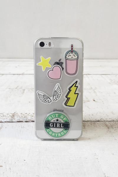 Cover Stickers Girl Iphone 5/5s