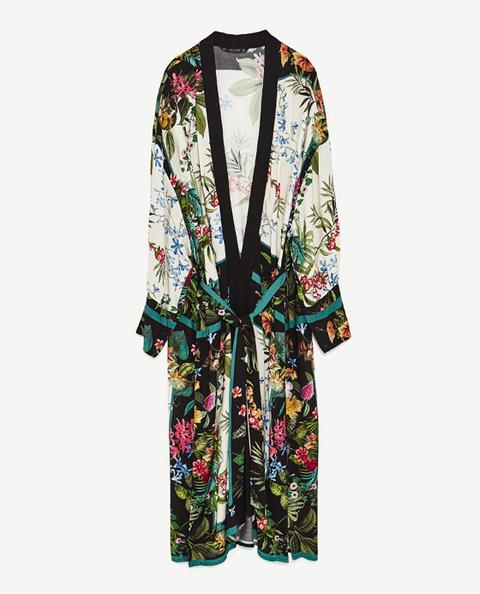 Kimono Largo Estampado