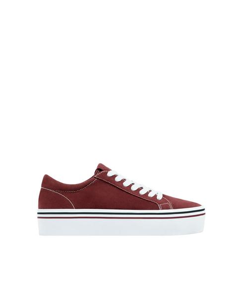 Sneaker Zeppa School Porpora